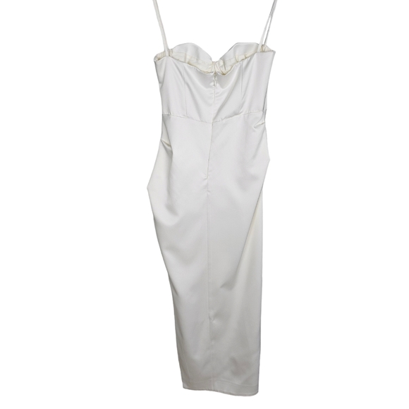 House of CB Flora Dress Ivory Size Large - Picture 3 of 6